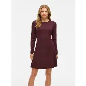 Vila Klänning 'VIComfy' aubergine