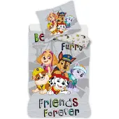 Paw Patrol Sängkläder för barn - Grå 140x200cm, 70x90cm mikrofiber