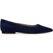 Ralph Lauren Ballerina 'LONDYN-FLATS-BALLET' marinblå