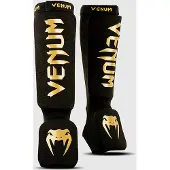 Venum Kontact Shin Guards Svart/Guld