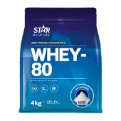 Star Nutrition Whey-80, 4 kg, Naturell