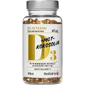 BioSalma D3-vitamin 65µg i MCT-kokosolja 180 kapslar