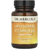 Dr. Mercola , Liposomalt Vitamin D3, 10 000 IE, 90 Kapslar