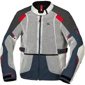 IXS Tourster-Bigair 1.0 Textiljacka Grå/Blå/Röd M Herrar