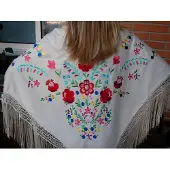 Super Merchant Tillägg FLAMENCO PGM3933. Sjal, Färg . Kobieta.