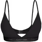 Calvin Klein Metallic Lightly Lined Triangle Bralette Icon Cotton Modal Metallic