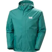 Helly Hansen Seven J, Regnjacka, Herr, Grön