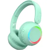 Lalarma Hörlurar m. Ljus - Trådlösa - 85 dB - Mint - - One Size - Hörlurar
