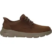 SKECHERS Arch Fit Garza Rowan Läder Herr Mörkbruna Snörskor