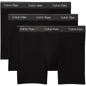 Calvin Klein 3 Pack Boxer Briefs Icon Cotton Stretch