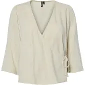 Pieces Pia Wrap 3/4-ärmsskjorta