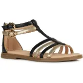 Geox Platta sandaler SANDAL KARLY GIRL flickor - Svart - 31