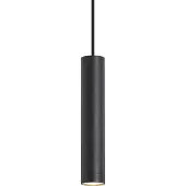 QAZQA Design Hänglampa Svart GU10 50mm IP44 - Tuba
