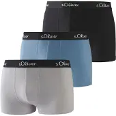 s.Oliver Boxershorts ljusblå / grå / svart