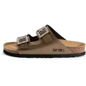 Bayton Pantolette 'STRASS ATLAS' brons