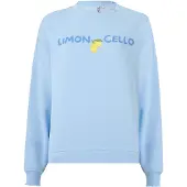 Pieces Sweatshirt 'PCMALIAH' blå / ljusblå / gul / oliv