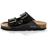 Bayton Pantolette 'TRACY' brun / svart