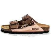 Bayton Pantolette 'ATLAS' beige / roséguld