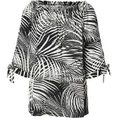 Hailys Blus 'Lo44tty' svart / vit