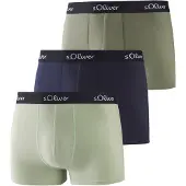 s.Oliver Boxershorts marinblå / khaki / pastellgrön / svart