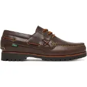 Ralph Lauren för män. 812913545002 Ranger båtskor i brunt läder (41), Hud, Karta, Nyckelband, Casual, Klassisk