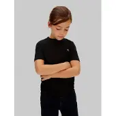 Calvin Klein Jeans T-shirt - Mono Mini Märke - Svart - - 10 år (140) - T-shirt