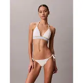 Calvin Klein Halter Triangle Bikini Top CK Icon
