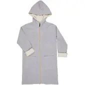 Geggamoja Morgonrock Dam Vit/Beige - XL