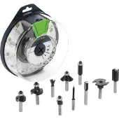 Festool Fräs borrset Box-OF HW S8 Mix; 10 st.