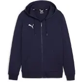 Puma Luvtröja teamGOAL Casuals Full Zip - Navy/White, storlek 3XL