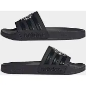 Adidas Pantolette 'ADILETTE' svart / vit