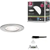 Paulmann 92335 Nova LED-inbyggnadsbelysning GU10 4.9 W Järn (borstad)