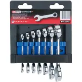 Ks Tools 518.0040 518.0040 Ringskruvnyckelsats Nyckelvidd (Metrisk) (för titel) 10 - 19 mm