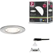Paulmann 92277 Nova LED-inbyggnadsbelysning LED GU10 4.9 W Järn (borstad)