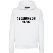 Dsquared2 Milano Logo Cool Fit Vit Hoodie