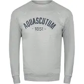 Aquascutum Old School Crewneck Grå Träningsoverall Byxor Set
