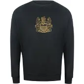 Aquascutum Iconic Crest Svart Träningsoverall Med Rund Halsringning