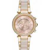 Michael Kors MK6326 Parker Gold Dial Two Tone Ladies Watch