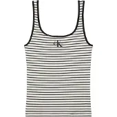 Calvin Klein Jeans Scoop Neck Ribbed Tank Top