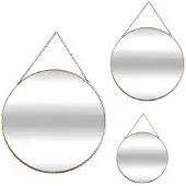 Atmosphera Gold 3 rund spegel