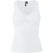 Pieces Maliva Ärmlös V-ringad T-shirt