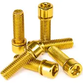 Saltbmx Solid Stem Bolt Set 6 Units Guld 8 x 25 mm