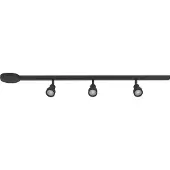 Eglo EASYT skensystemset m/3 GU10 spotlights + anslutning, svart