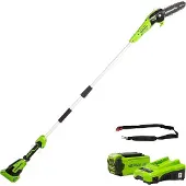 Greenworks Trimmer G40PSFK2 40 V 1x2,0 Ah batteri