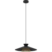 Eglo GRIZEDALE pendellampa E27 svart/BM
