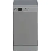 Beko DVS05024S - Diskmaskin - bredd: 44.8 cm - djup: 60 cm - höjd: 85 cm - silver