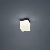 HELESTRA Taklampa Keto, Svart, Badrum, Glas, Modern, Taklampa