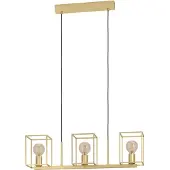 Eglo CUMIOLE LÅNGBORD 3L E27 GULDFÄRGAD