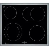 NEFF MR 1342 N, Svart, Inbyggd, Keramisk, Keramisk, 4 zon(er), 4 zon(er)