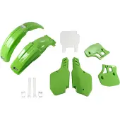 Ufo Kawasaki Kx 250/500 1989-1989 Kakit189f-999 Fork Protectors & Plastkit